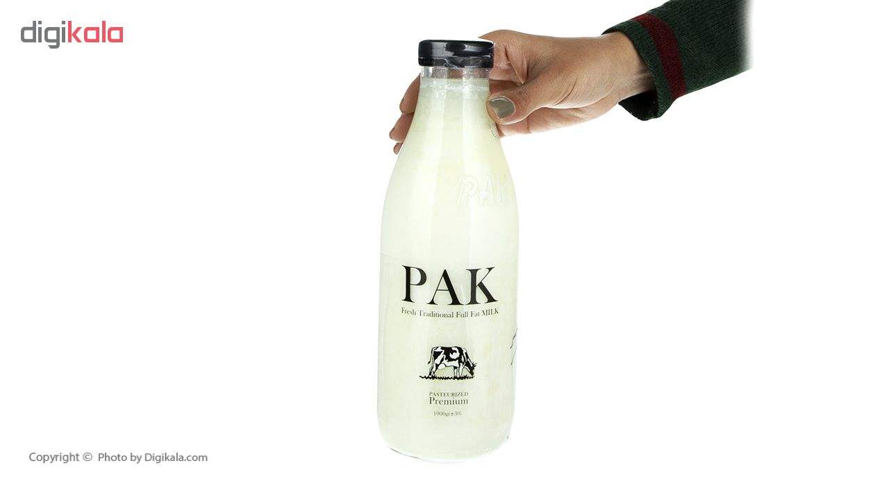 خرید اینترنتی شیر پرچرب سنتی و تازه پاک مقدار 1 لیتر 