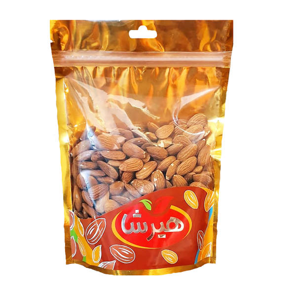 خرید مغز بادام خام درختی ارزان هیرشا - 450 گرم