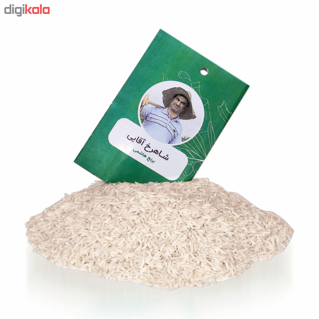 مشخصات و لیست قیمت برنج هاشمی ممتاز کشمون شاهرخ آقایی - ۵ کیلوگرم
